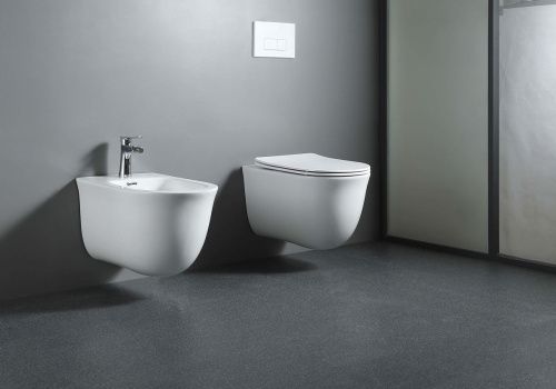 Унитаз подвесной Aquatek КЛАССИК AQ1112T-00 белый с сиденьем микролифт безободковый смыв торнадо - фото 3