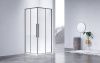 Душевой уголок Vincea Slim-N VSS-4SN8010CLGM 100х80 стекло прозрачное профиль хром без поддона