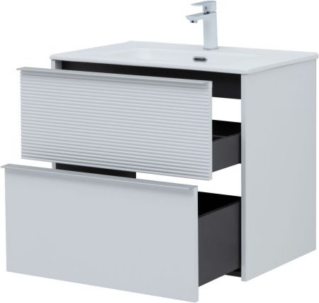 Тумба под раковину Aquanet Вита 00330476 70х50 подвесная цвет белый