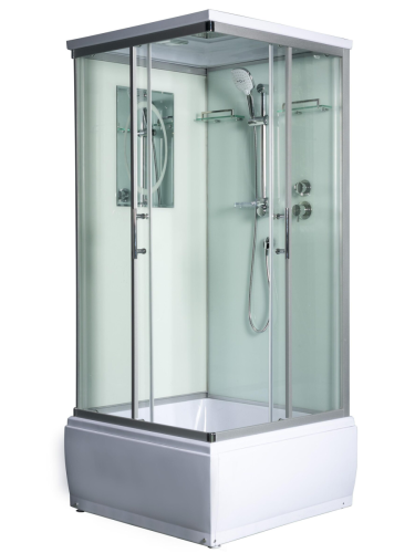 Душевая кабина WeltWasser WW500 10000003255 90х90 квадратная с крышей ориентация универсальная - фото 3