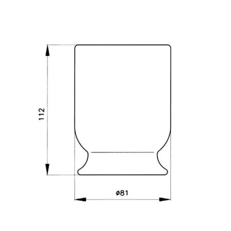 Стакан Nicolazzi On Shelf 6002