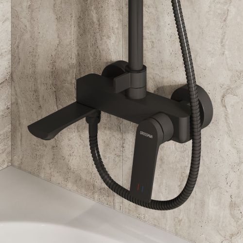 Душевая стойка Grossman Galaxy 500.K35.01.210 настенная цвет черный - фото 5
