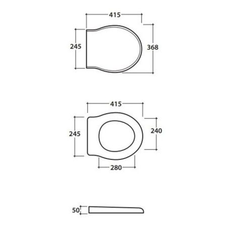 Крышка сиденье для унитаза Globo Paestum PA138bi/cr