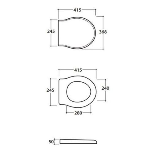 Крышка сиденье для унитаза Globo Paestum PA138bi/cr - фото 2