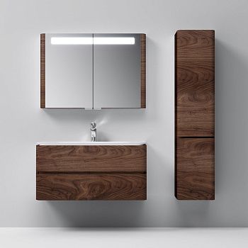 Шкаф-пенал Am.Pm Sensation M30CHR0406NF 40х160 подвесной цвет коричневый