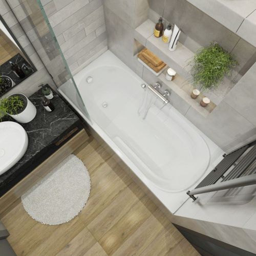 Ванна акриловая Lavinia Boho Bristol 35020060 160х75 встраиваемая прямоугольная без каркаса - фото 4