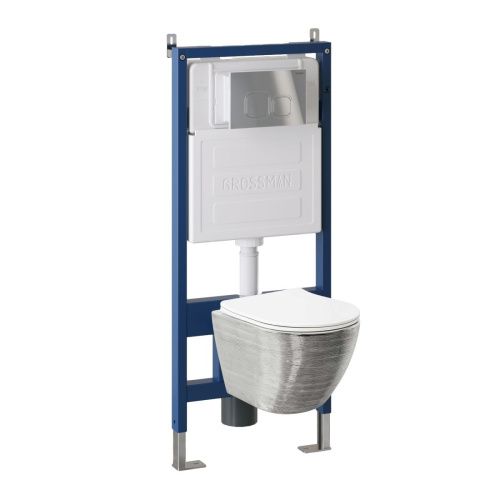 Инсталляция + кнопка смыва + унитаз Grossman Cosmo 97.4455SWS.02.100 - фото 2