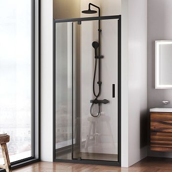 Душевая дверь Am.Pm Gem W90G-100-1P-BT 100х195 стекло прозрачное профиль черный