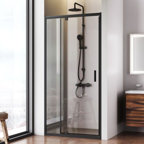 Душевая дверь Am.Pm Gem W90G-100-1P-BT 100х195 стекло прозрачное профиль черный