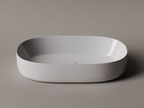 Раковина из сантехнического фарфора Ceramica Nova ELEMENT CN5022 70х40 накладная цвет белый без отверстий под смеситель - фото 4