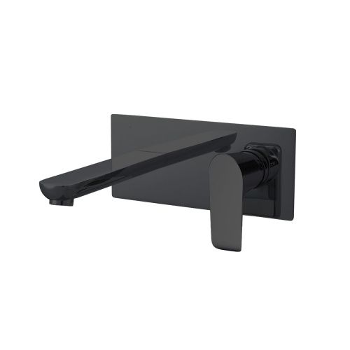 Смеситель для раковины Vincea Esse VBFW-1E1MB встраиваемый в стену черный - фото 2