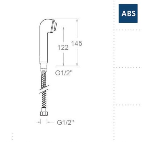 Гигиеническая лейка Ramonsoler Wc 9553 цвет хром - фото 2