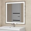 Зеркало с подсветкой и антизапотевателем Uperwood Tanos 291020222 80х80 подвесное
