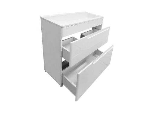 Тумба с раковиной Эстет Kare Luxe ФР-00007072 60х50 напольная цвет белый - фото 3