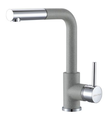 Смеситель для кухни Paulmark KASSEL Ka214311-310 на мойку серый