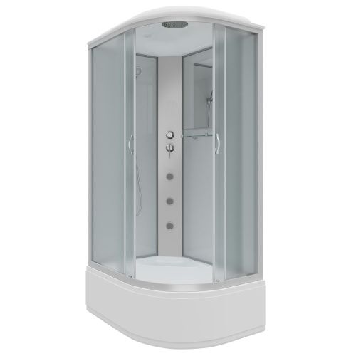 Душевая кабина Niagara Classic 23101424LG 120х80 асимметричная с крышей ориентация левая