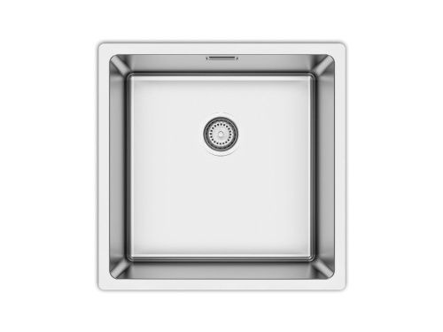 Кухонная мойка Ukinox Techno TEB400.400 -GT10P 40х40 цвет нержавеющая сталь поверхность брашированная - фото 2