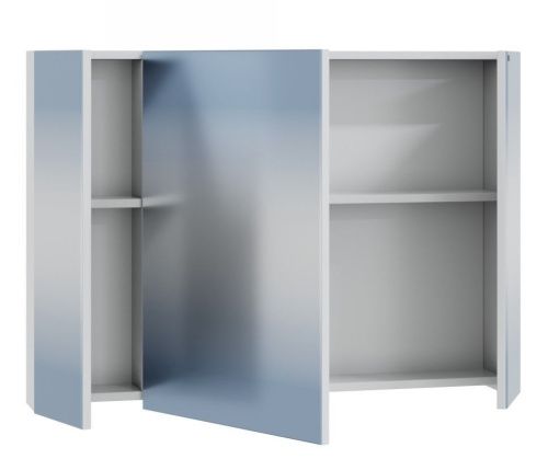 Зеркало-шкаф СанТа Аврора 700349 90х70 подвесной цвет белый - фото 2