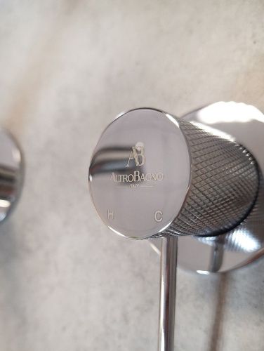 Смеситель для раковины AltroBagno Intento AltroBagnoIntento010502Cr встраиваемый в стену хром - фото 5