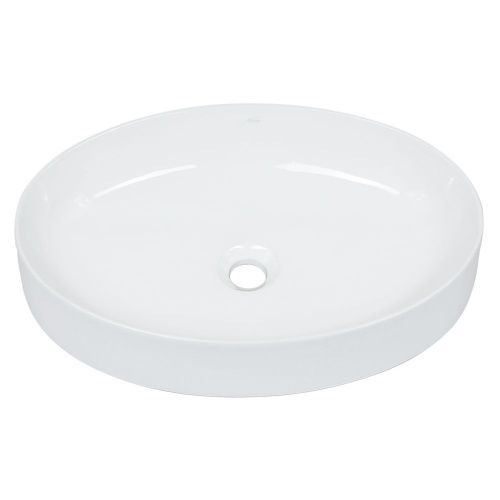 Раковина из сантехнического фарфора Melana 320337-805 60х40 накладная цвет белый без отверстий под смеситель - фото 2