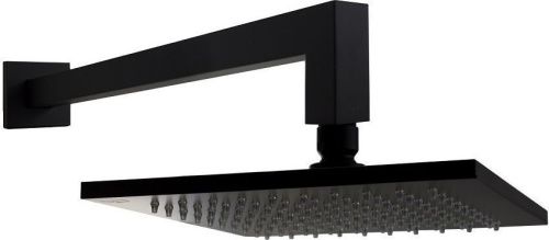 Верхний душ с держателем Paffoni Syncro ZSOF075NO + ZSOF063NO 20х40 черный