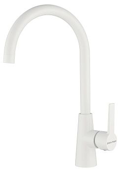 Смеситель для кухни Paulmark HOLSTEIN Ho212065-431 на мойку белый