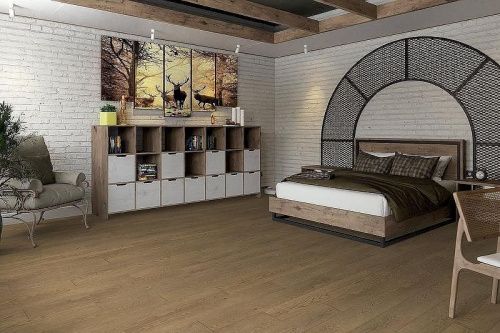 Кварцвиниловая плитка Damy Floor FAMILY LVT 0030-6-LVT Дуб Мокко толщина 0.25 см 43 класс 1227х187 - фото 5