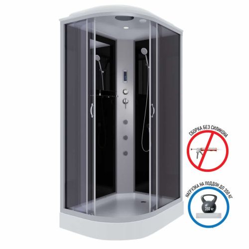 Душевая кабина Niagara Classic 35121433RF 120х80 асимметричная с крышей ориентация правая - фото 2