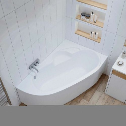 Ванна акриловая Lavinia Boho Bell Pro 3702170L 170х110 встраиваемая асимметричная без каркаса - фото 3