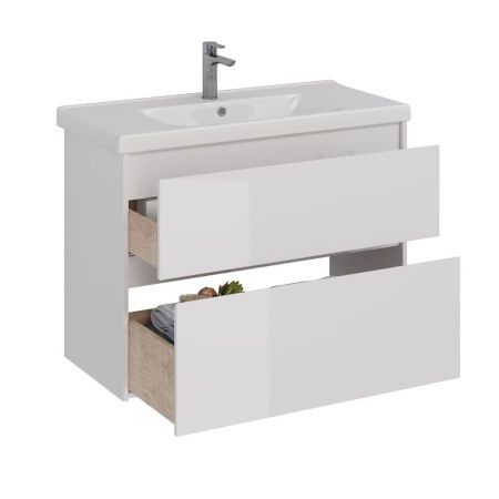 Тумба под раковину LeMark Combi LM03C100T 100х40 напольная цвет белый