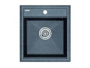 Кухонная мойка Paulmark STEPIA 45 PM114651-DG 45х50 цвет серый