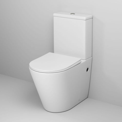 Унитаз напольный с бачком Grossman Color GR-4480MS белый с сиденьем микролифт безободковый каскадный смыв - фото 2