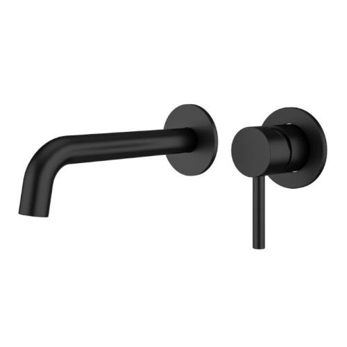 Смеситель для раковины Knotlor ECLIPSE SS-25/BL настенный черный - фото 2