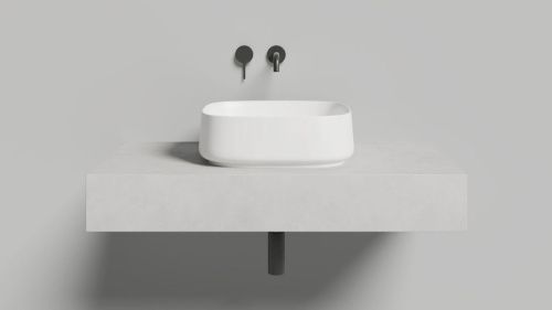 Раковина из искусственного камня S-Sense Salini ORIENTE 1109102MF 50х40 накладная цвет мультиколор - фото 2