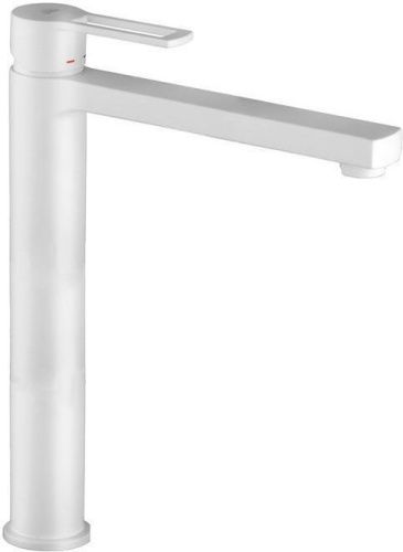 Смеситель для раковины Paffoni Ringo RIN081BO на столешницу белый