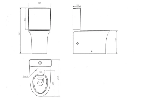 Бачок для унитаза Arrow AS8230D - фото 3