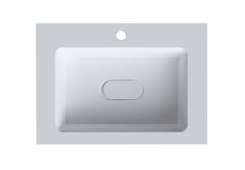 Раковина из искусственного камня Taliente 4627173210423 60х50 накладная цвет белый - фото 3