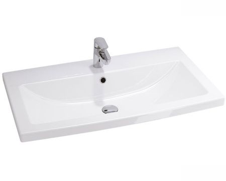 Тумба под раковину Corozo Теона SD-00001512 80х40 напольная цвет белый