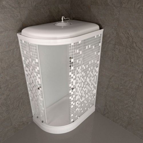 Душевая кабина Тритон Коралл Щ0000061818 120х80 четверть круга с крышей ориентация правая - фото 5