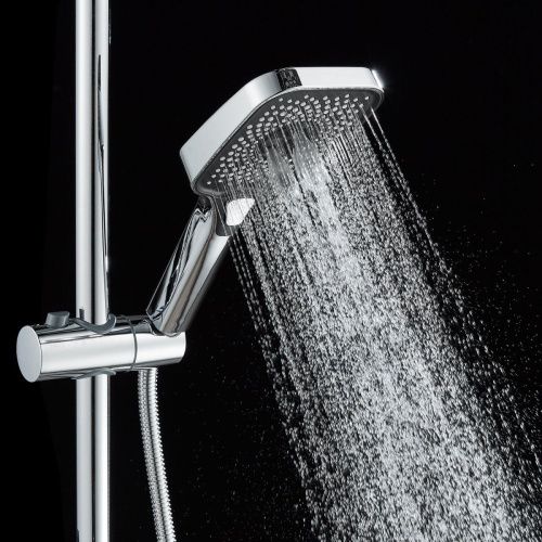 Душевая стойка Shevanik S9636 настенная цвет хром - фото 5