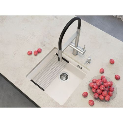 Кухонная мойка Grandex Aqua 500101 45х45 цвет белый поверхность матовая - фото 5