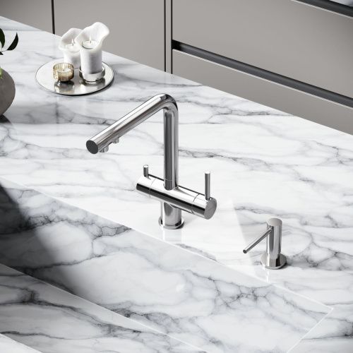 Смеситель для кухни Sancos Foster SC4014BN на мойку никель - фото 3