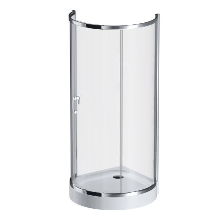 Душевой уголок Am.Pm Like W83UG-333-095CG 95х95 стекло тонированное профиль хром без поддона