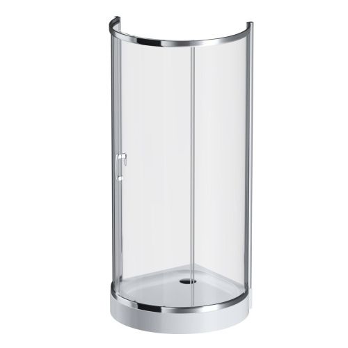 Душевой уголок Am.Pm Like W83UG-333-095CG 95х95 стекло тонированное профиль хром без поддона - фото 2