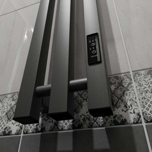 Полотенцесушитель электрический Маргроид Inaro3v профильный Inaro3v-12012-1081-7024 15х120 серый - фото 5