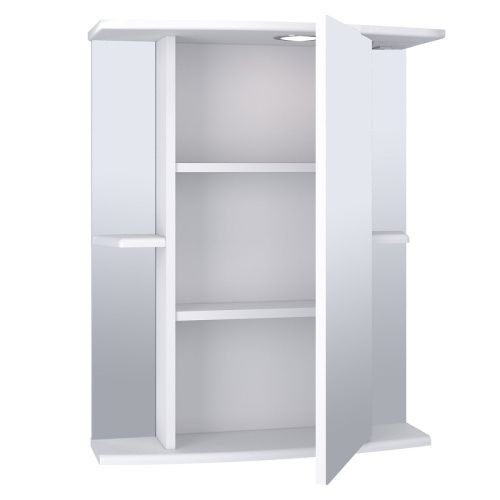 Зеркало-шкаф Runo Мадрид 00000000036 60х80 подвесной цвет белый - фото 2