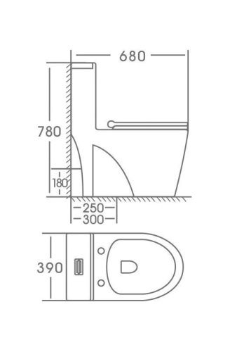 Унитаз-компакт напольный с бачком Stella Polar Таррагона SP-00001850 белый с сиденьем микролифт душевой смыв - фото 3