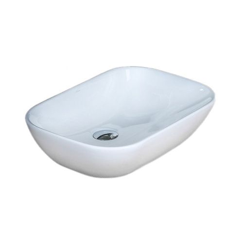 Раковина из сантехнического фарфора Melana 78160-805 50х30 накладная цвет белый без отверстий под смеситель - фото 5