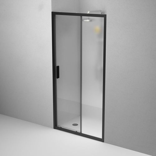 Душевая дверь Am.Pm Gem W90G-100-1-195BM 100х195 стекло прозрачное профиль черный - фото 5