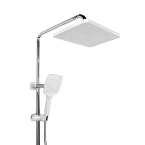 Душевая стойка Fixsen FX-9400 настенная цвет белый - фото 5